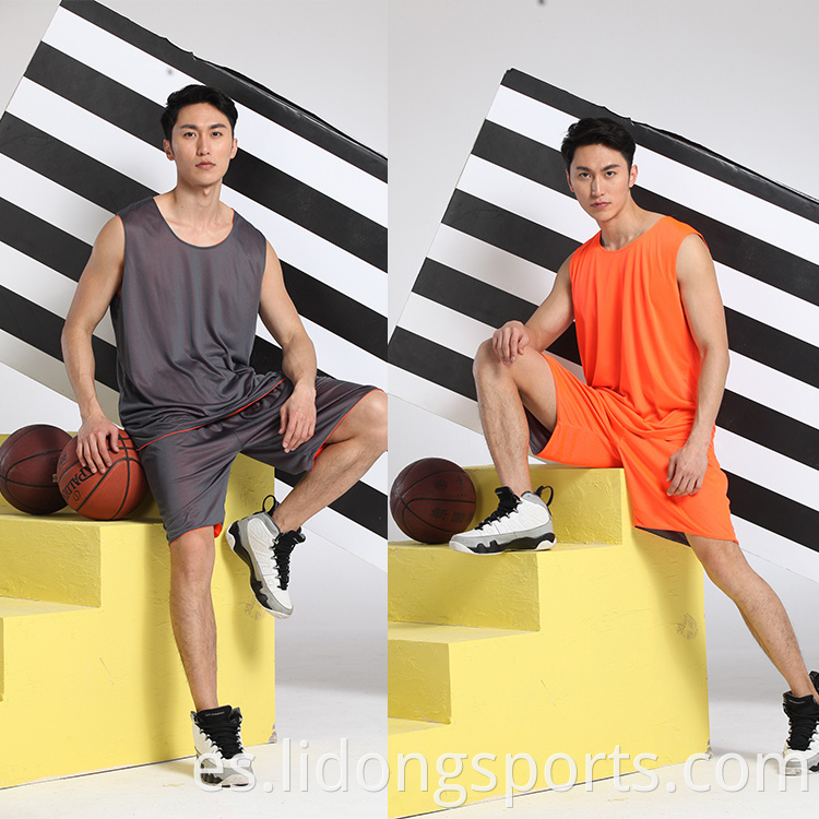 Jersey de baloncesto reversible Unfiroms aceptan su propio diseño personalizado de baloncesto de tela transpirable personalizada